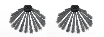 Accessory: side brush for sweeping mode